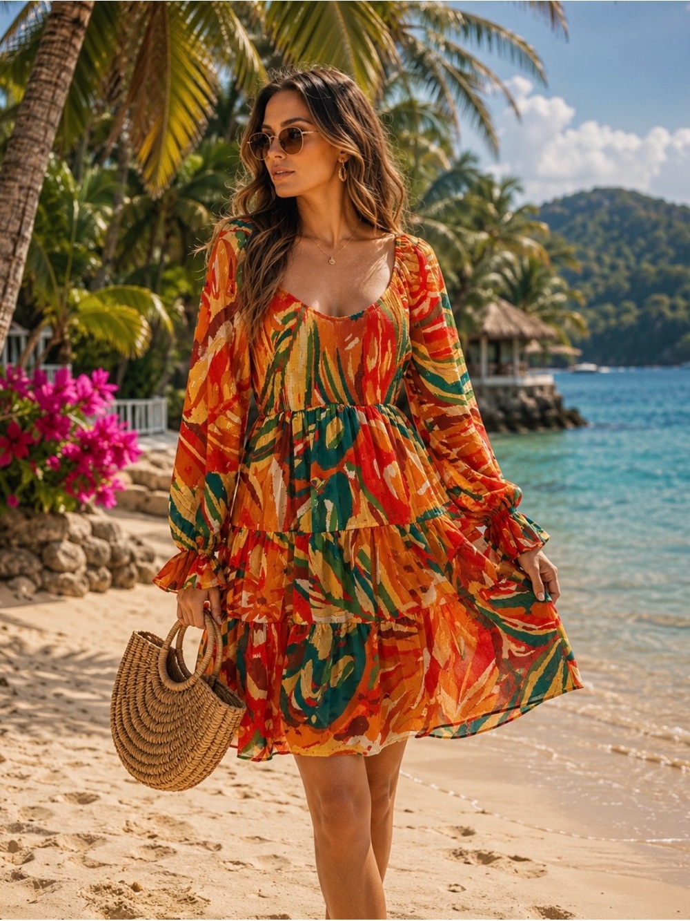 Flying Tomato My Charming Ways Woven Mini Dress